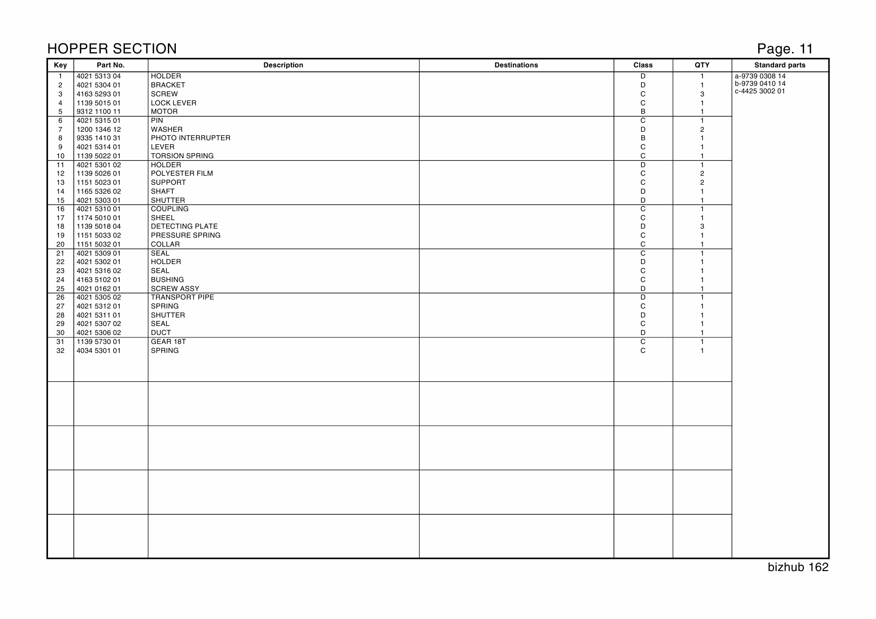 Konica-Minolta bizhub 162 Parts Manual-6